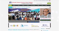 Desktop Screenshot of bzu.edu.pk